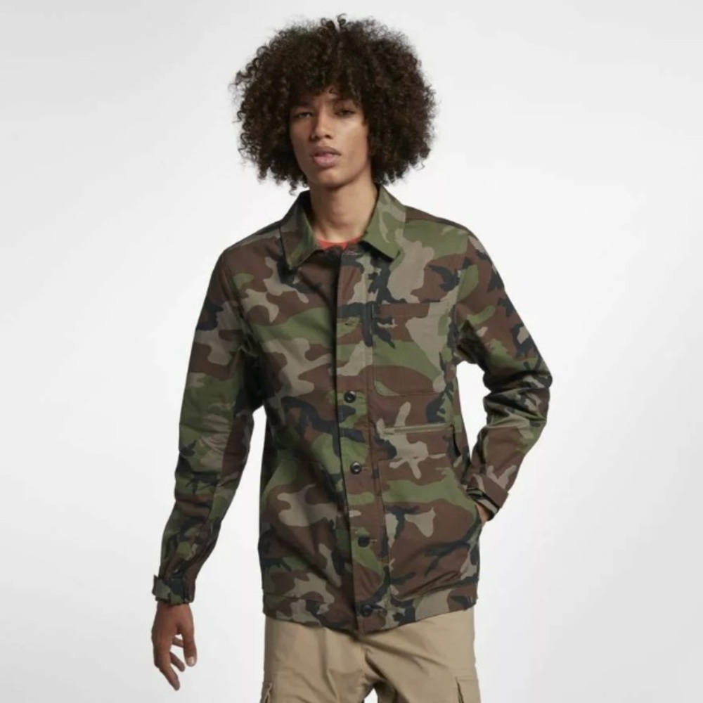 Nike SB Dri-fit flex camouflage jacket